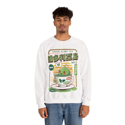 Ramuramu Valley Green Tea Unisex Crewneck Sweatshirt