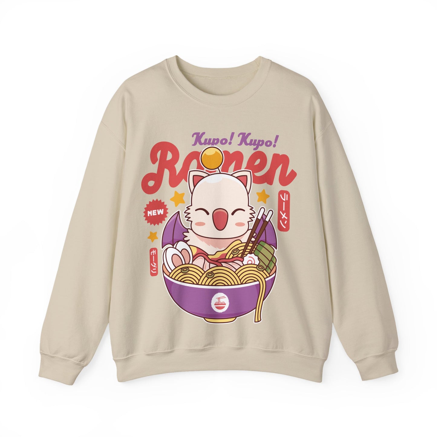 Moogle Kupo Ramen Unisex Crewneck Sweatshirt