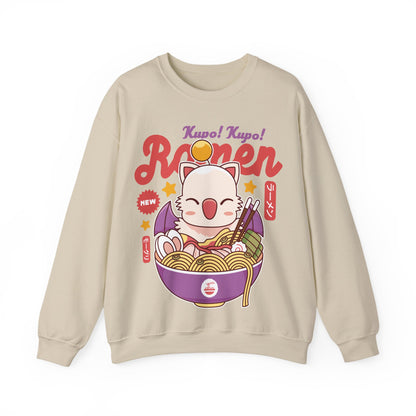 Moogle Kupo Ramen Unisex Crewneck Sweatshirt