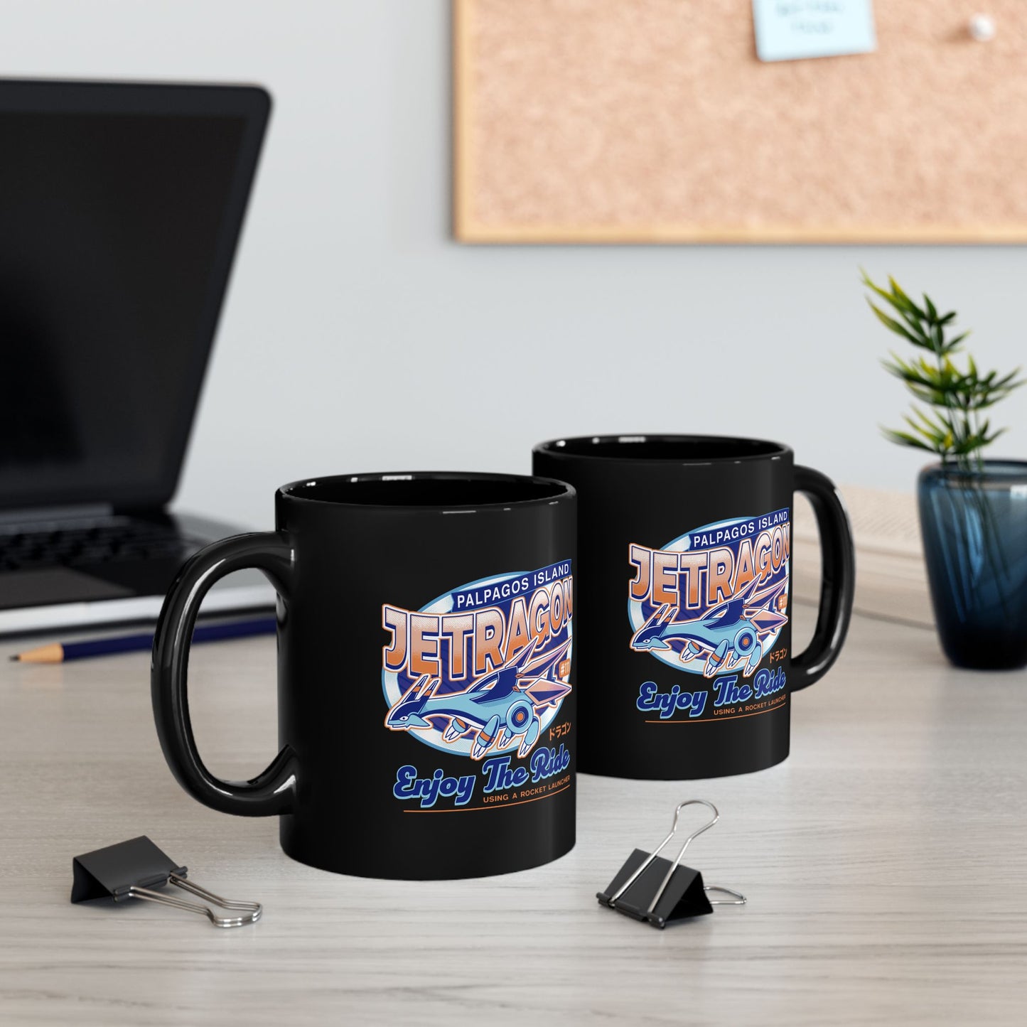 Jetragon Emblem Black Mug