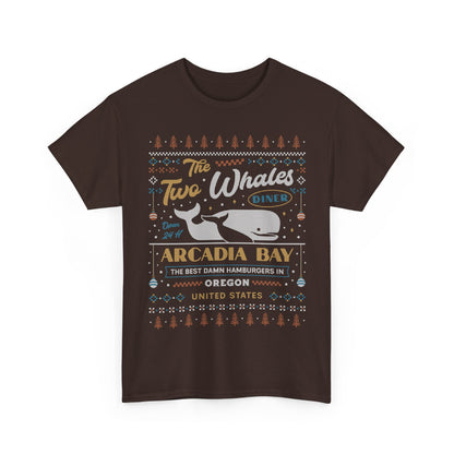 Two Whales Diner Ugly Sweater Unisex T-Shirt