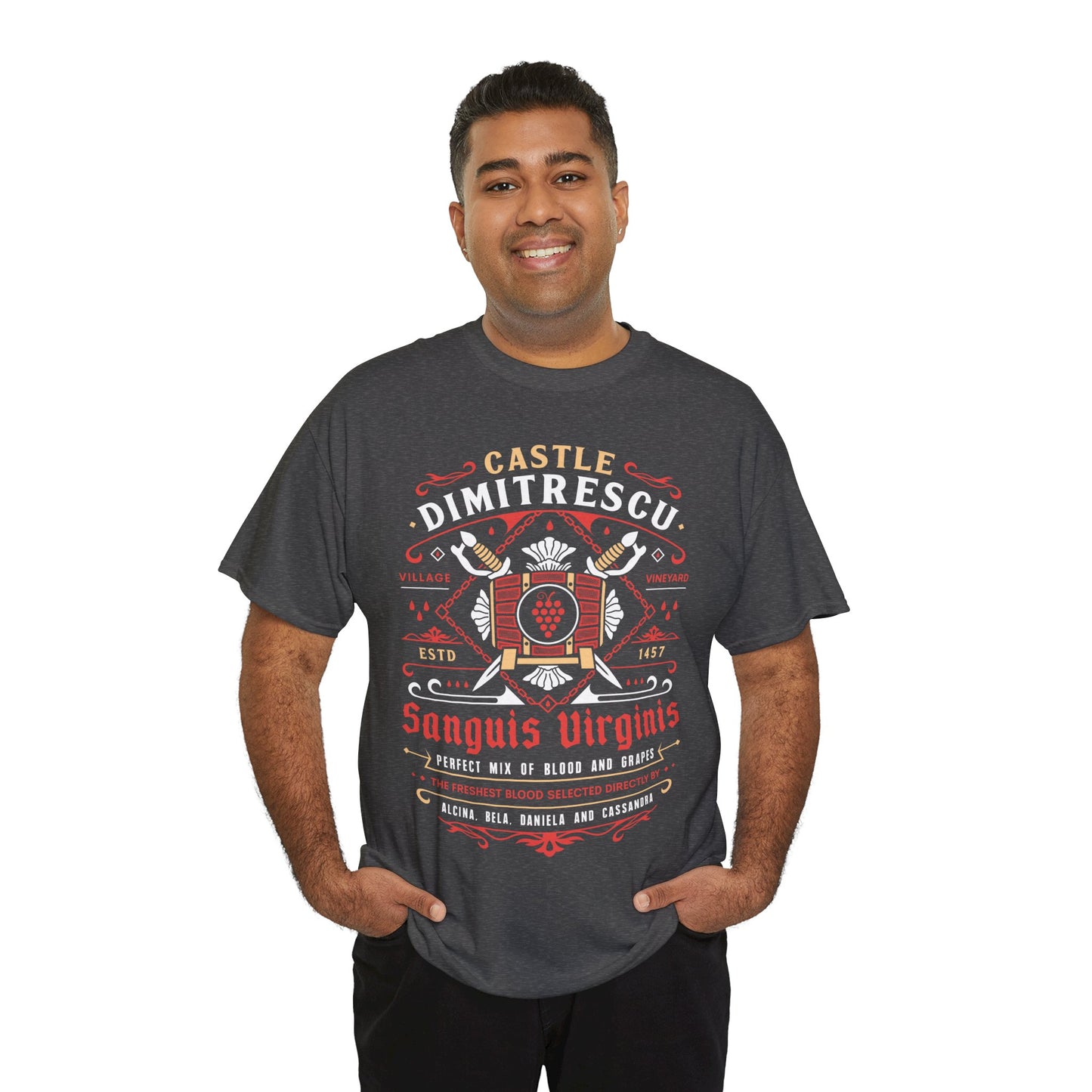 Castle Dimitrescu Vineyard Crest Unisex T-Shirt