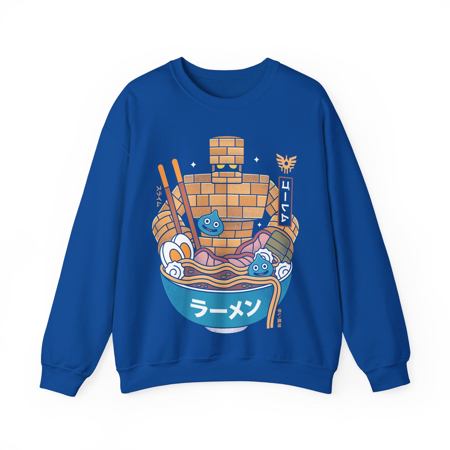 Erdrea Monsters Ramen Grunge Crewneck Sweatshirt