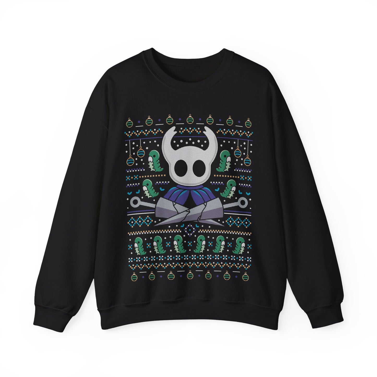 Hallownest Grubs Ugly Sweater Crewneck Sweatshirt