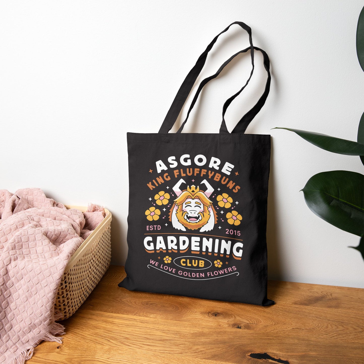 Asgore Gardening Club Cotton Canvas Tote Bag