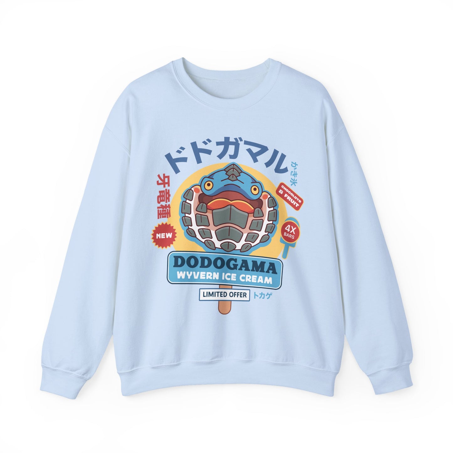 Dodogama Ice Cream Unisex Crewneck Sweatshirt