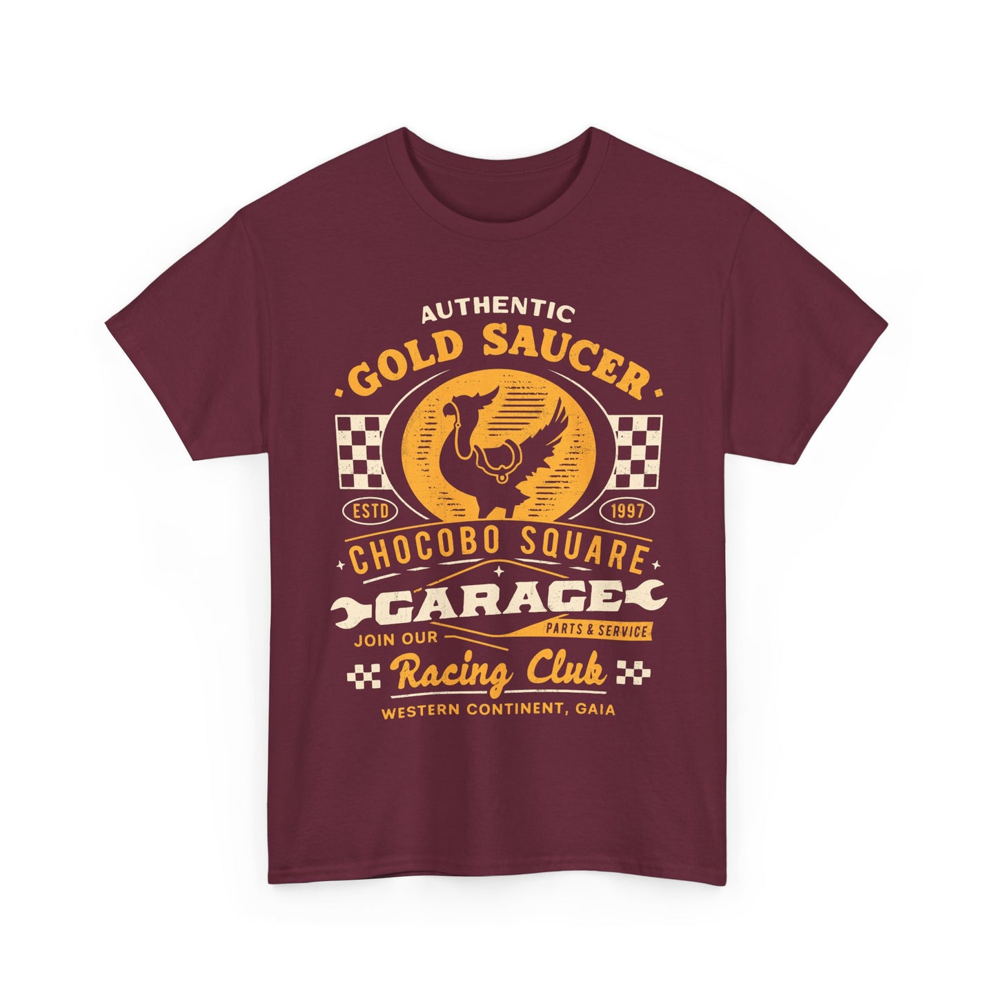 Gold Saucer Garage Vintage Unisex T-Shirt