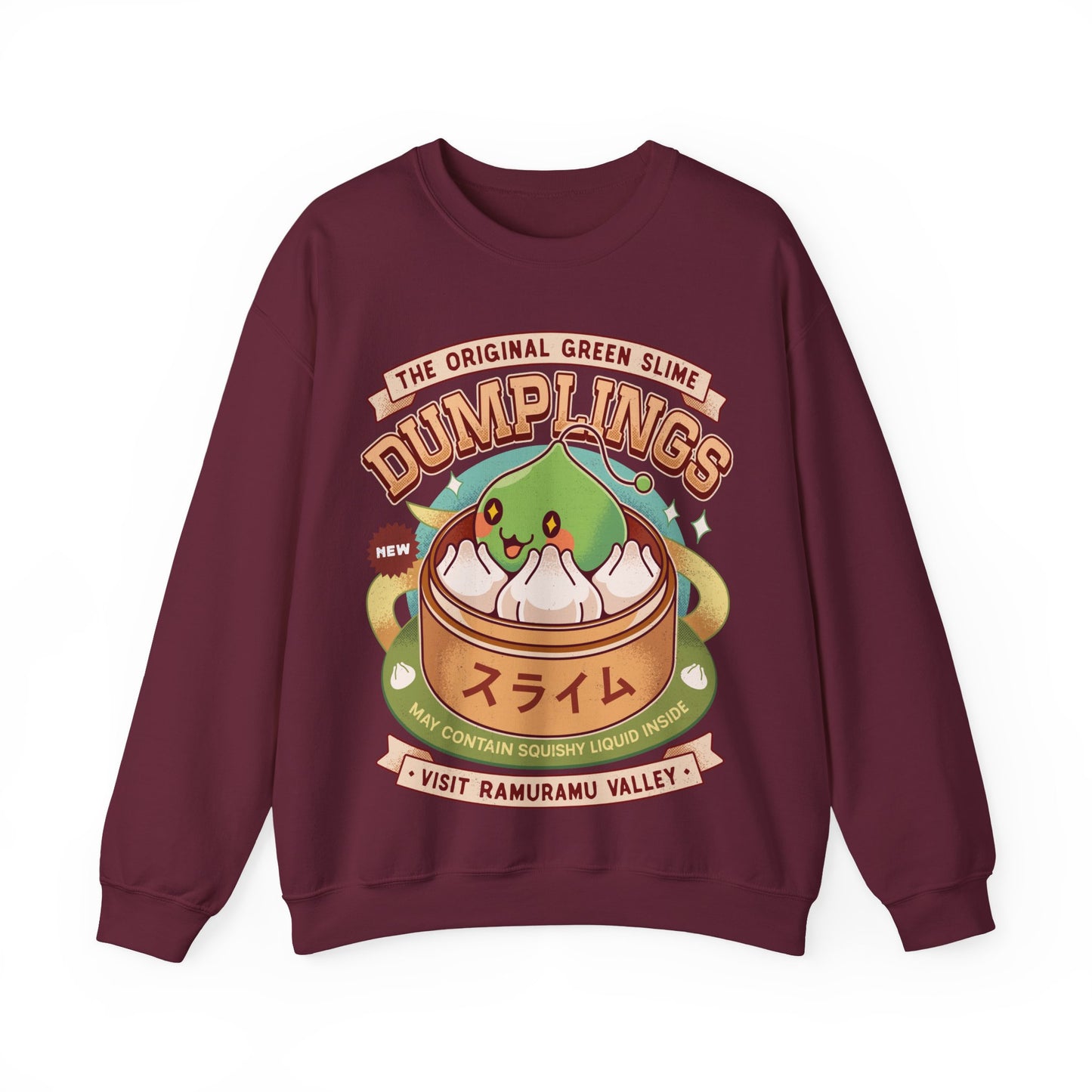 Ramuramu Valley Dumplings Vintage Crewneck Sweatshirt