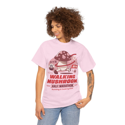 Walking Mushroom Marathon Unisex T-Shirt