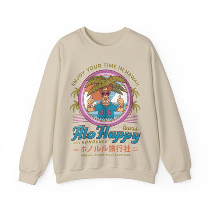 Alo Happy Tours Vintage Unisex Crewneck Sweatshirt