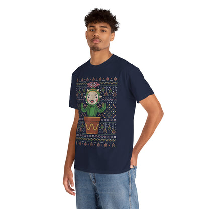 Lil Cactus Ugly Sweater Unisex T-Shirt