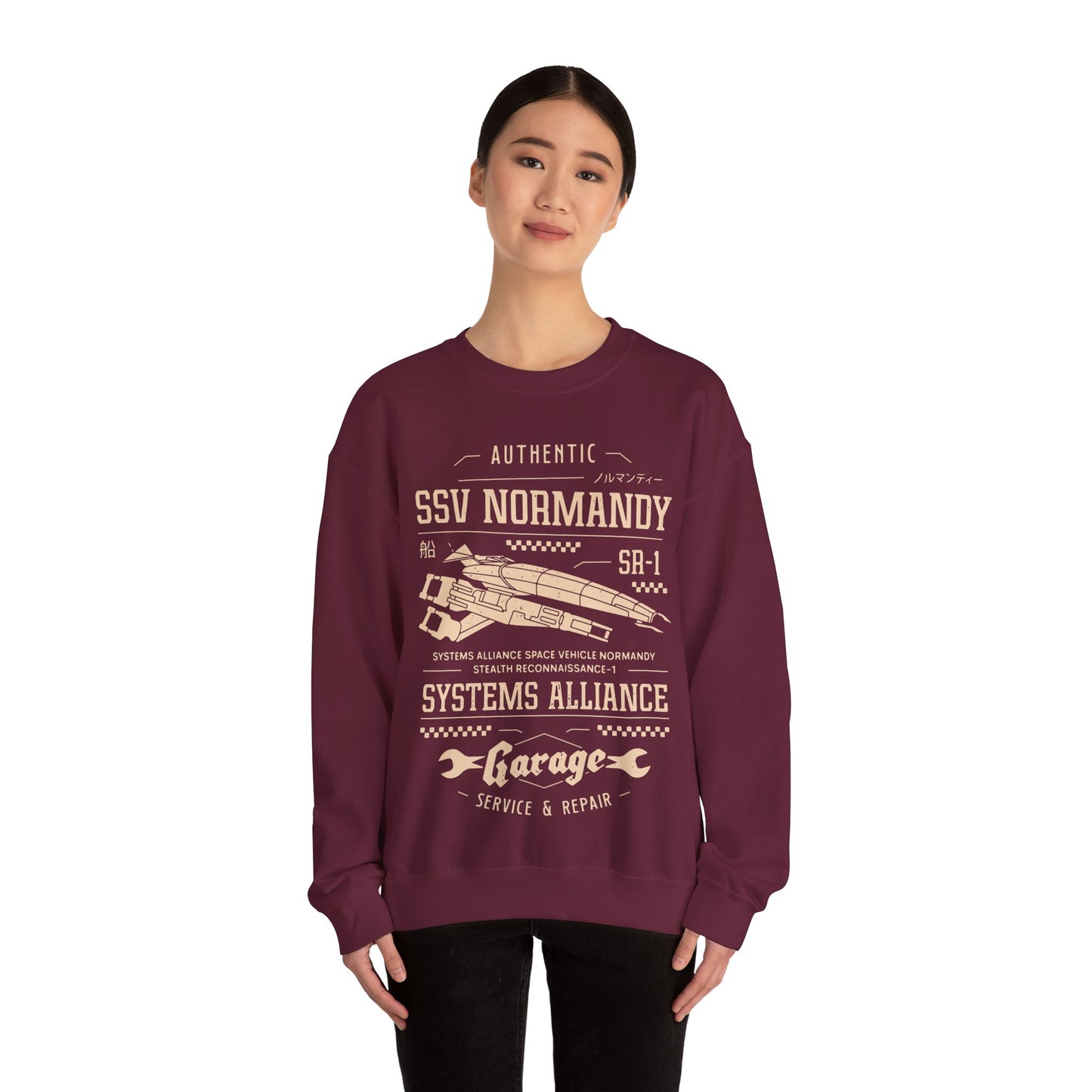 Ssv Normandy Garage Unisex Crewneck Sweatshirt