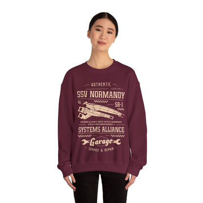 Ssv Normandy Garage Unisex Crewneck Sweatshirt