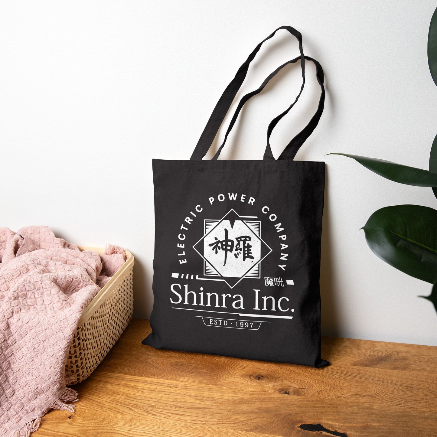 Shinra Inc Crest Canvas Tote Bag