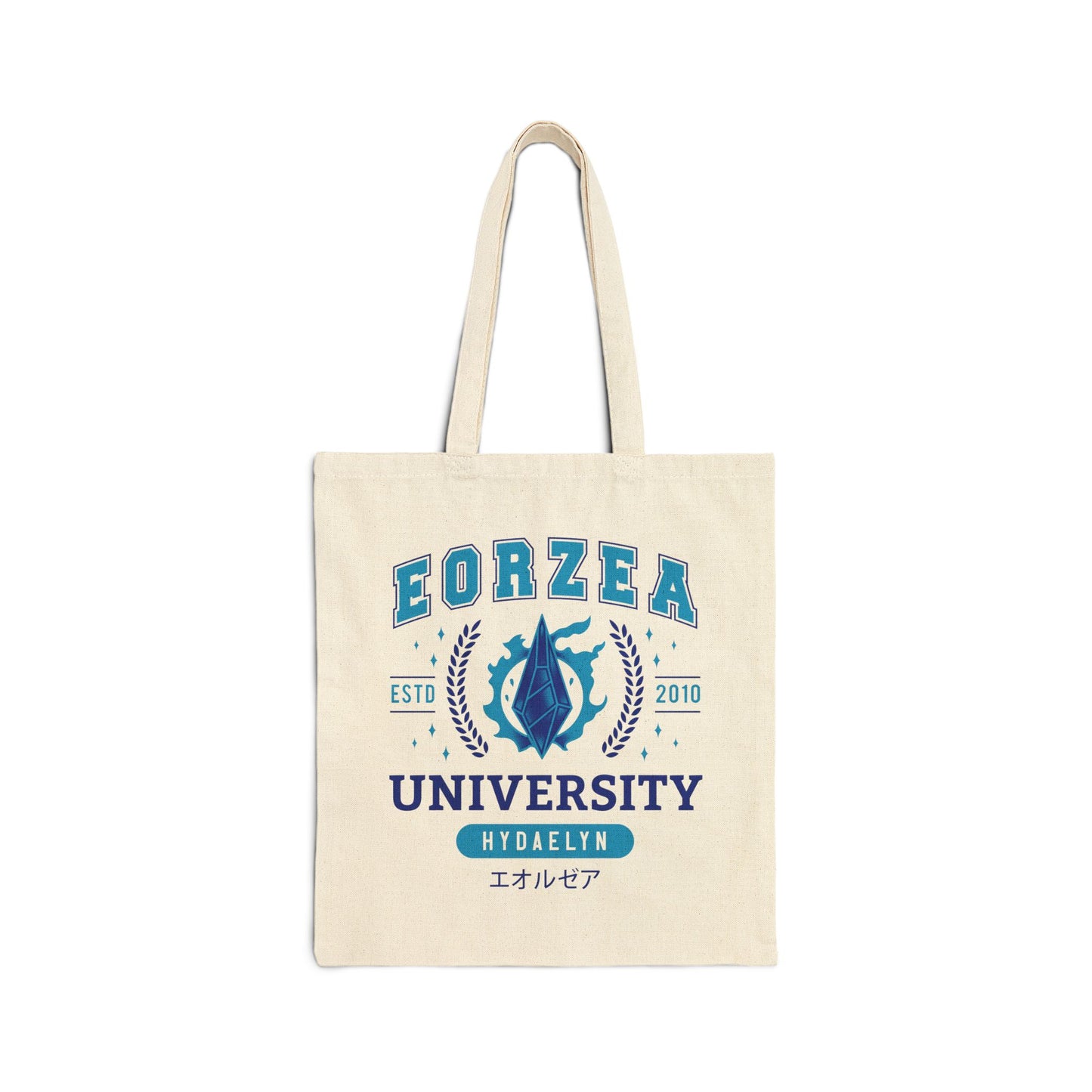 Eorzea University Cotton Canvas Tote Bag