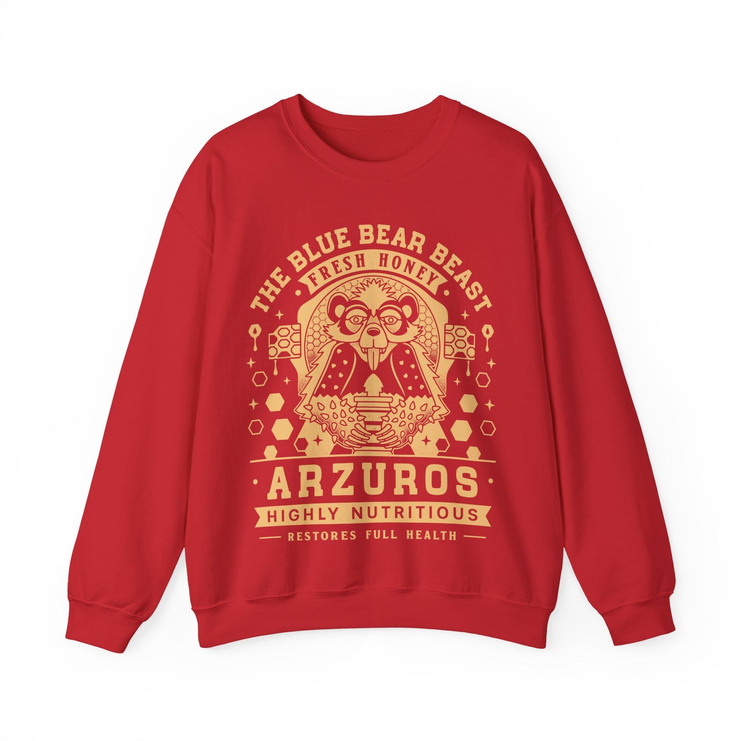 Arzuros Honey Vintage Crest Crewneck Sweatshirt