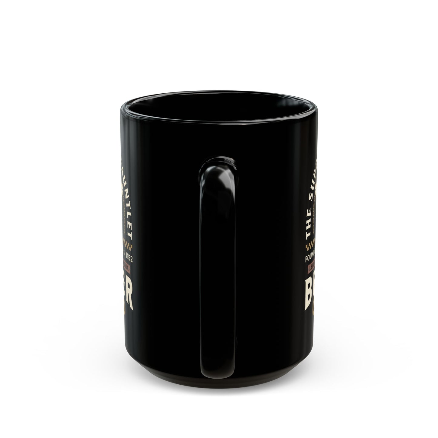Bracers Guild Leman Crest Black Mug