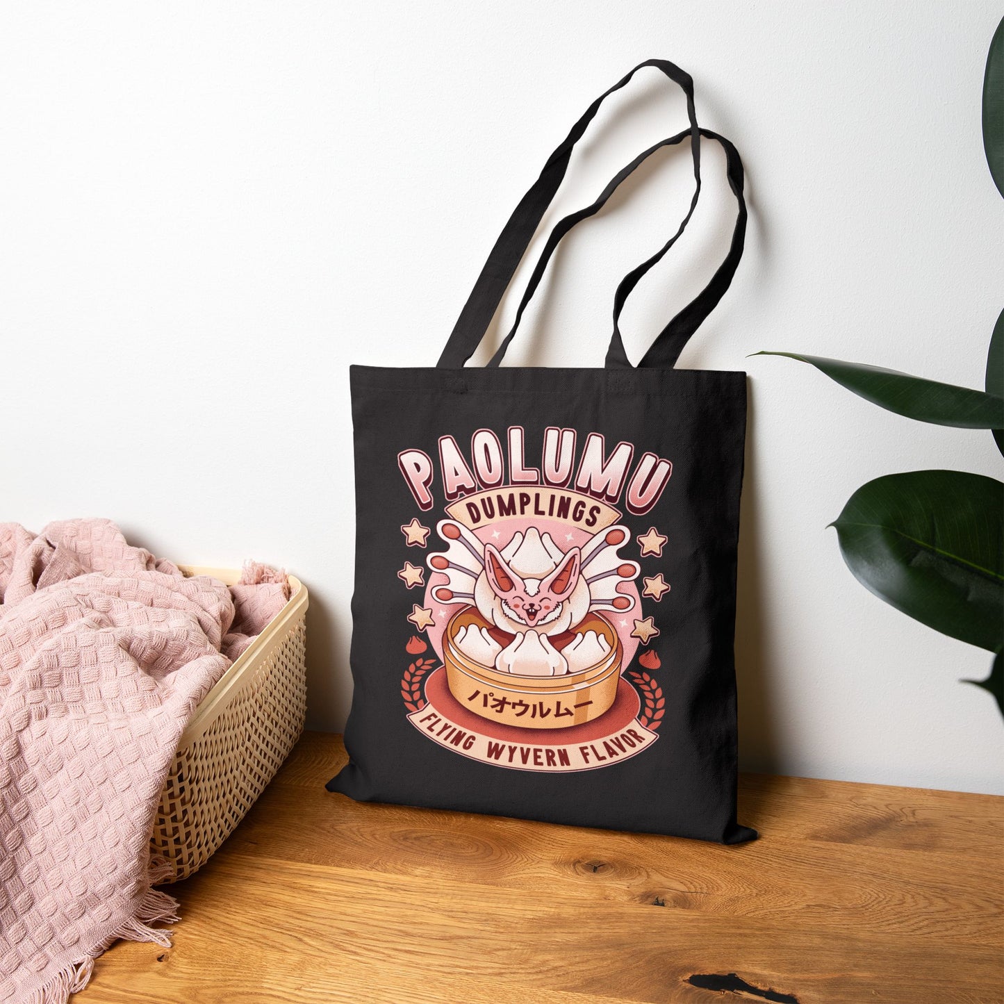 Paolumu Dumplings Vintage Cotton Canvas Tote Bag
