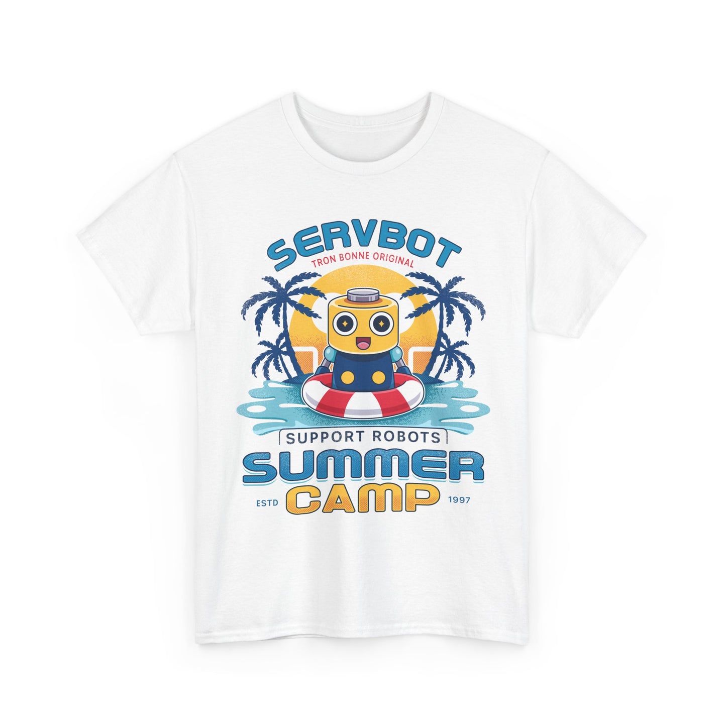 Servbot Summer Camp Vintage Unisex T-Shirt