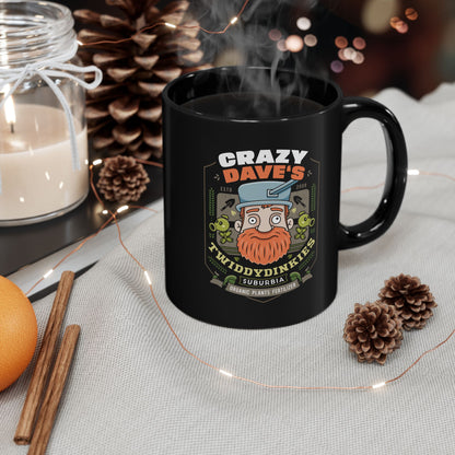 Crazy Dave Fertilizer Vintage Black Mug
