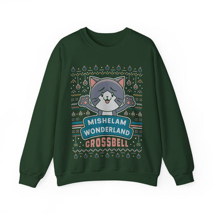 Mishelam Wonderland Ugly Sweater Crewneck Sweatshirt