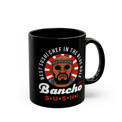 Bancho Sushi Emblem Black Mug