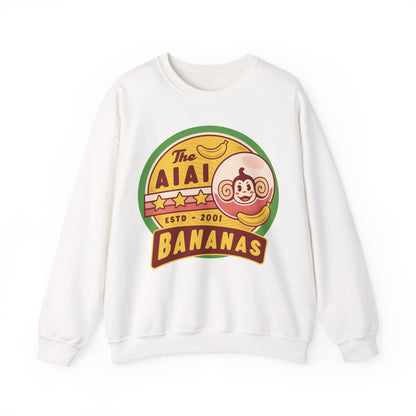 Aiai Bananas Emblem Unisex Crewneck Sweatshirt
