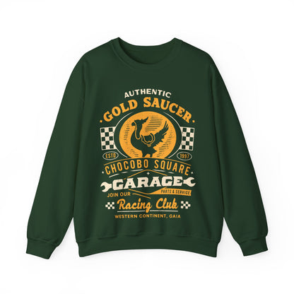 Gold Saucer Garage Vintage Crewneck Sweatshirt
