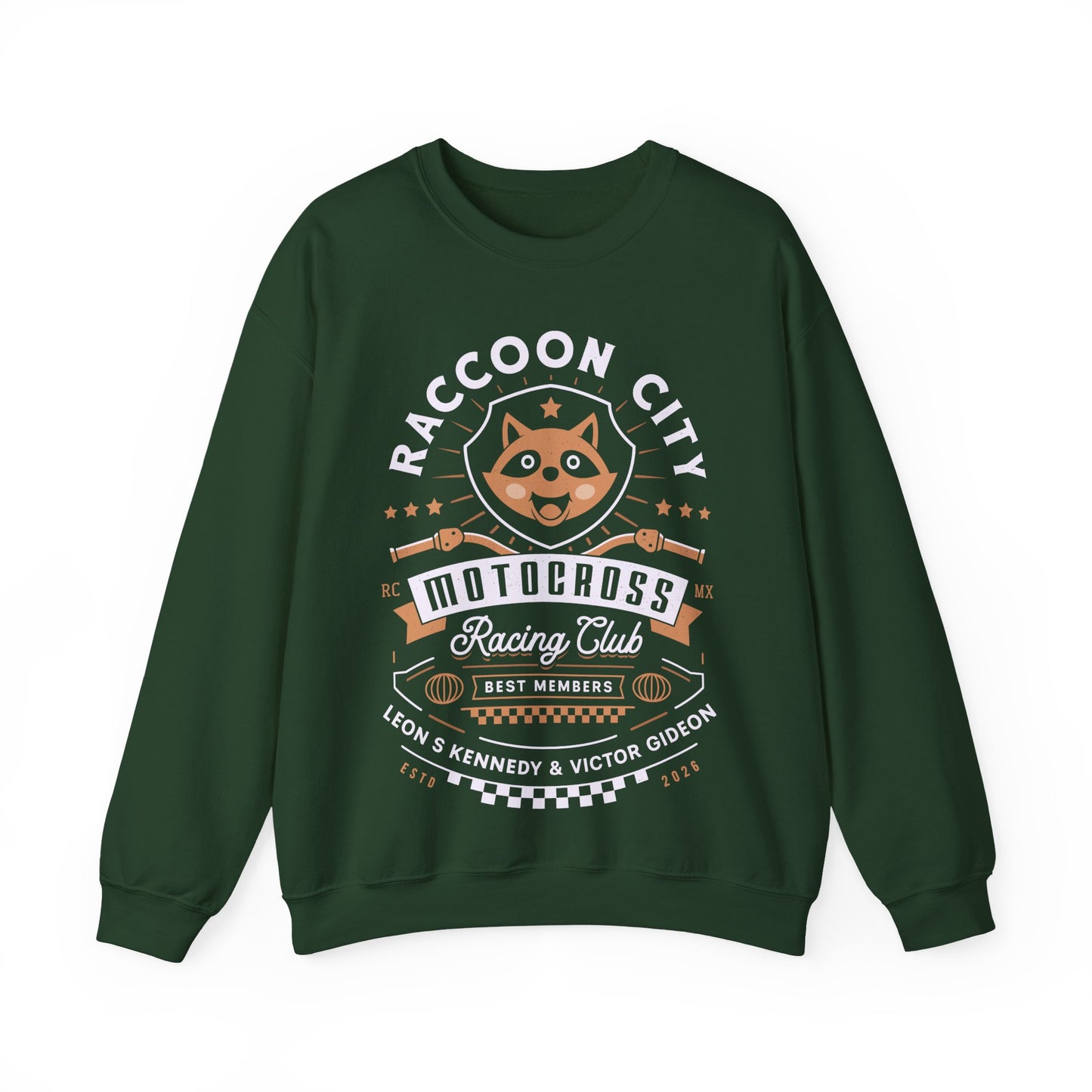 Raccoon City Racing Club Crewneck Sweatshirt