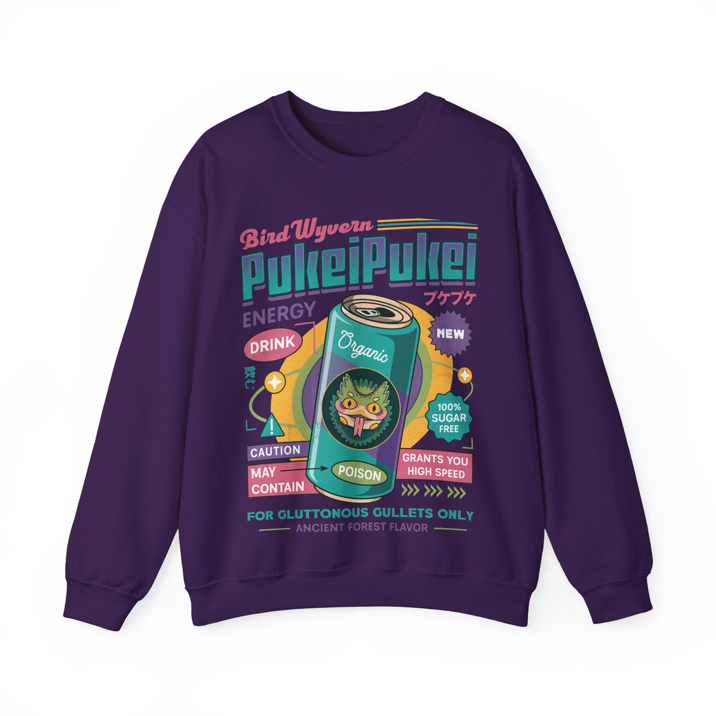 Pukei Pukei Energy Drink Unisex Crewneck Sweatshirt