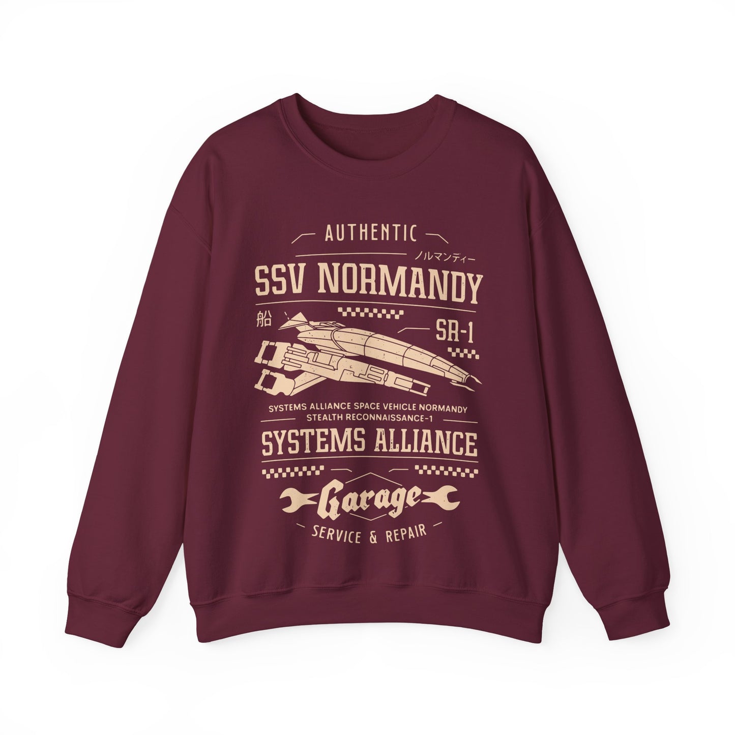 Ssv Normandy Garage Unisex Crewneck Sweatshirt