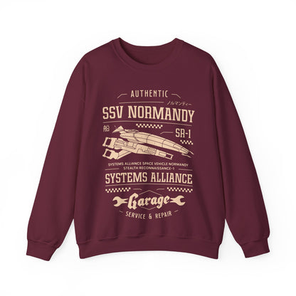 Ssv Normandy Garage Unisex Crewneck Sweatshirt