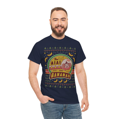 Aiai Bananas Ugly Sweater Unisex T-Shirt