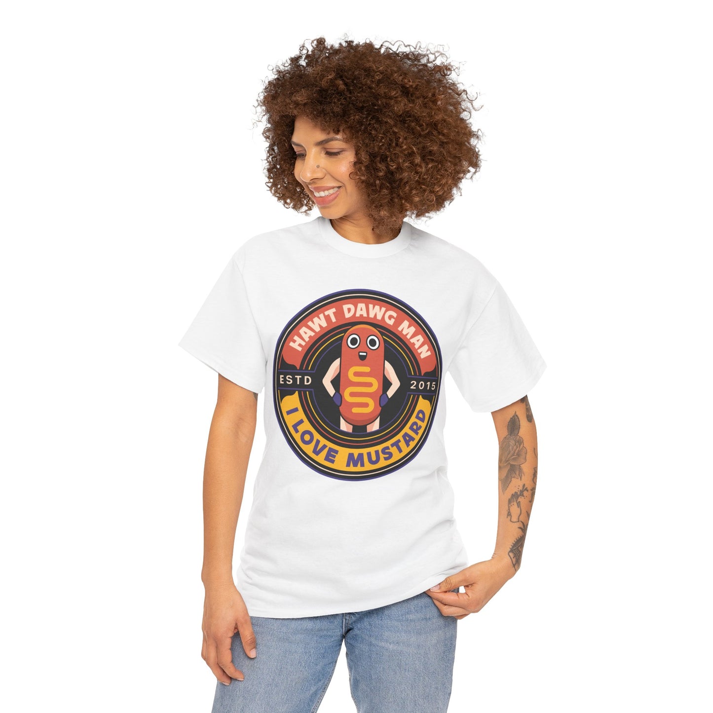 Hawt Dawg Man Emblem Unisex T-Shirt