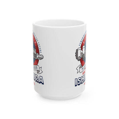Ishimura Vintage Emblem Ceramic Mug