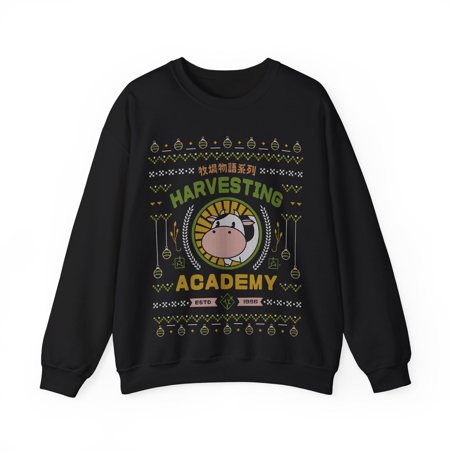 Kawaii Harvesting Ugly Sweater Unisex Crewneck Sweatshirt