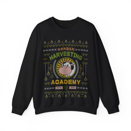Kawaii Harvesting Ugly Sweater Unisex Crewneck Sweatshirt