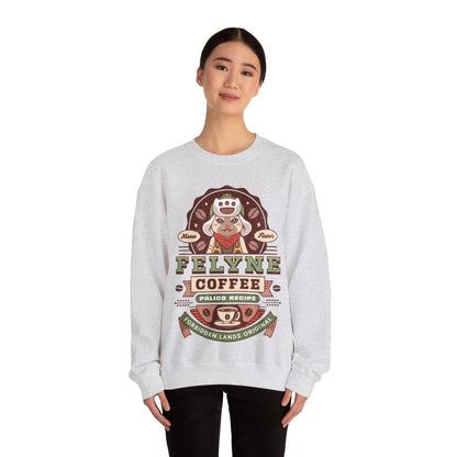 Felyne Palico Coffee Vintage Unisex Crewneck Sweatshirt
