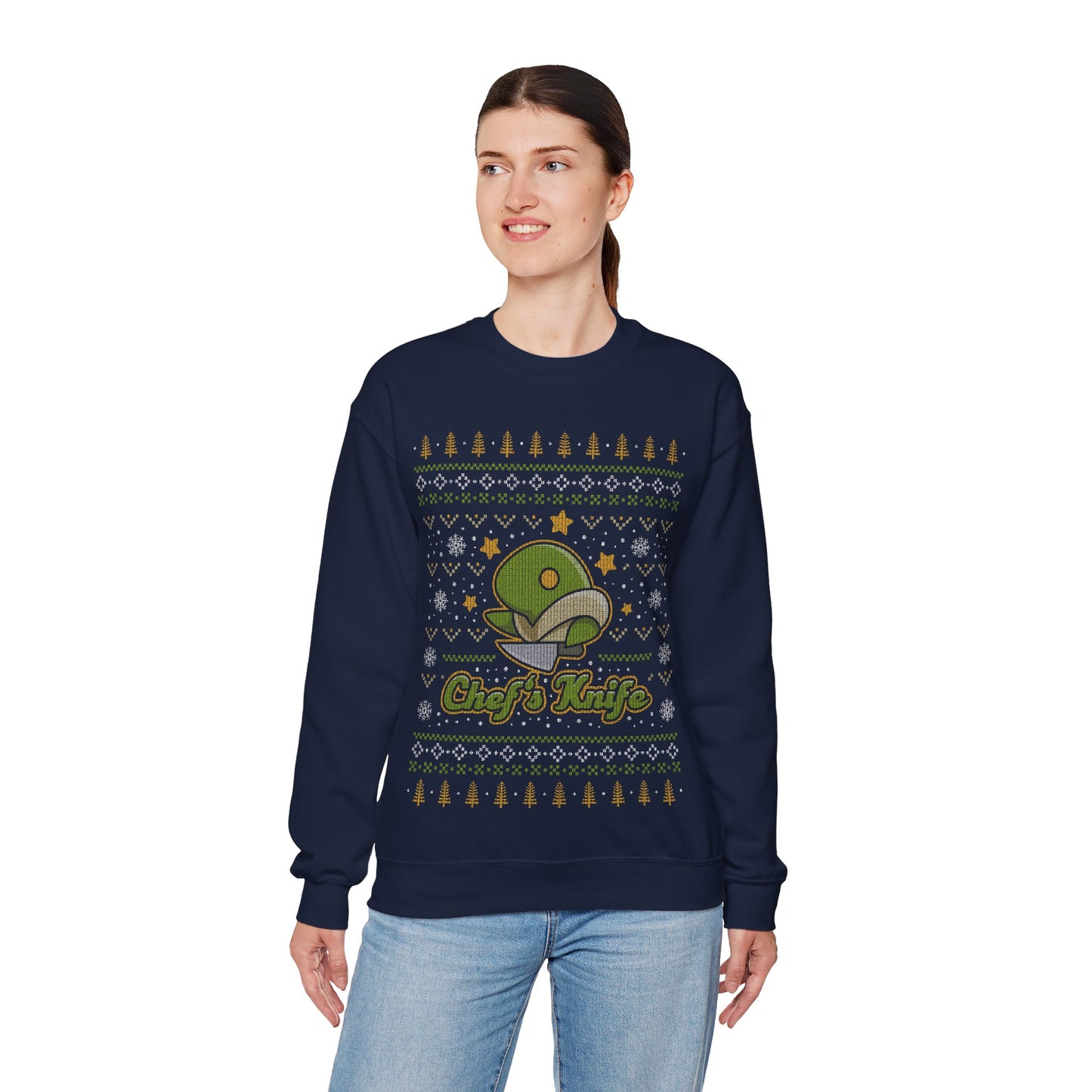 Little Tonberry Ugly Sweater Unisex Crewneck Sweatshirt