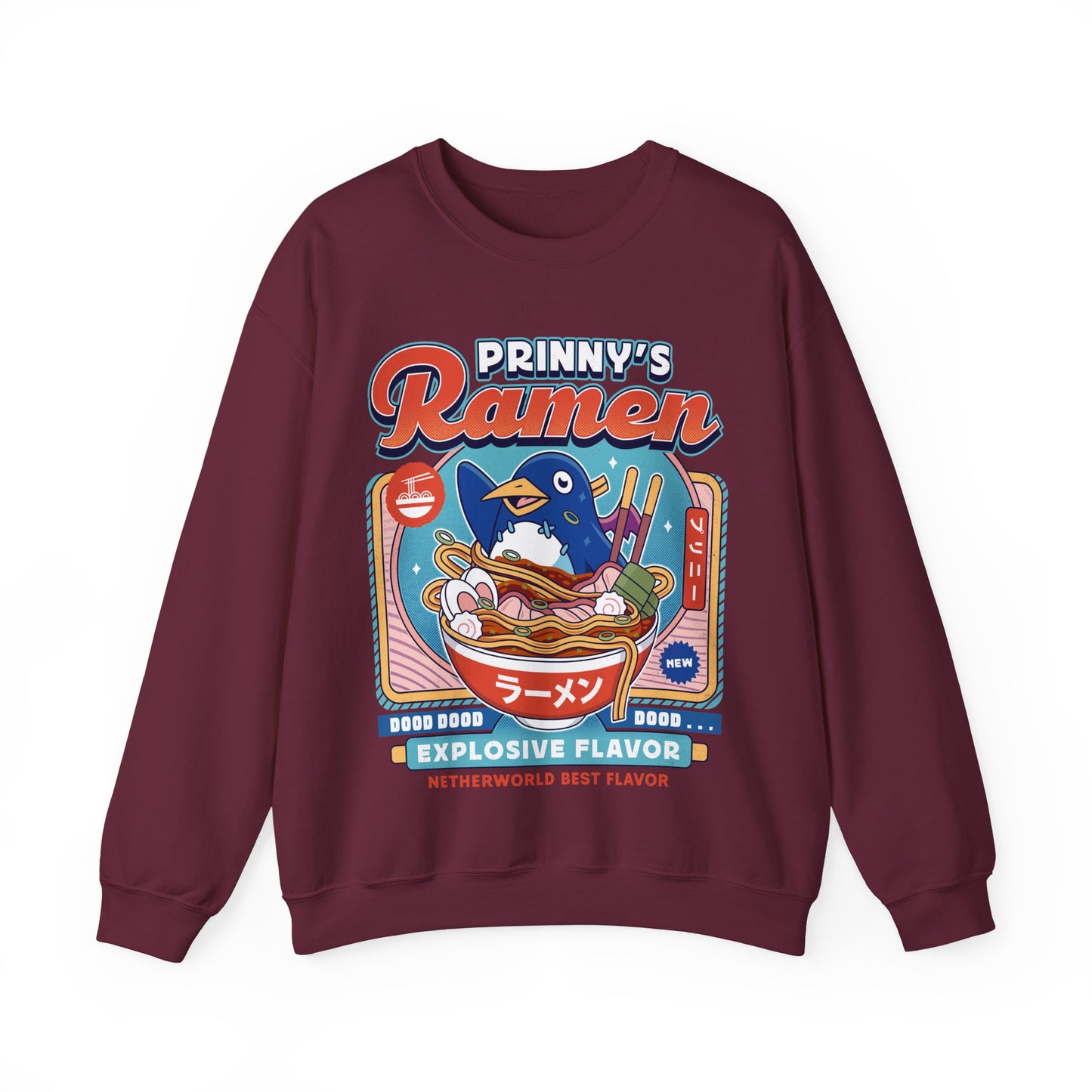 Prinny Dood Ramen Vintage Unisex Crewneck Sweatshirt