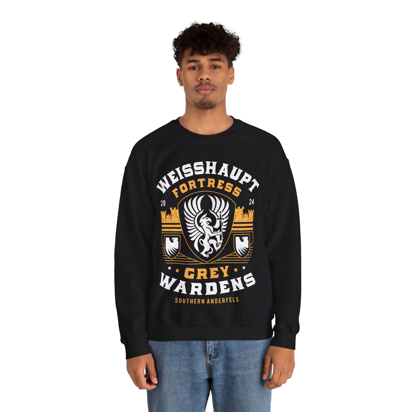 Grey Wardens Fortress Crest Unisex Crewneck Sweatshirt