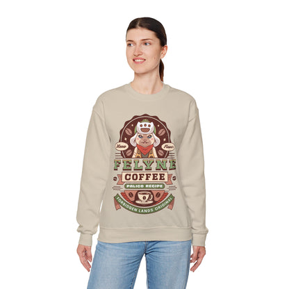 Felyne Palico Coffee Vintage Unisex Crewneck Sweatshirt