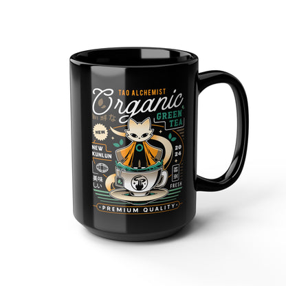 Mysterious Alchemist Green Tea Black Mug