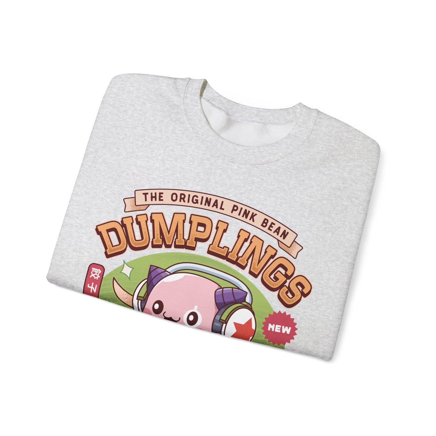 Pink Bean Dumplings Vintage Crewneck Sweatshirt
