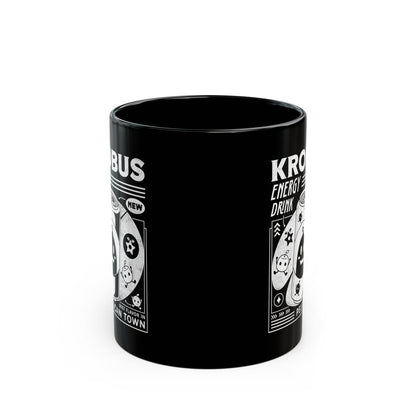 Krobus Energy Drink Grunge Black Mug