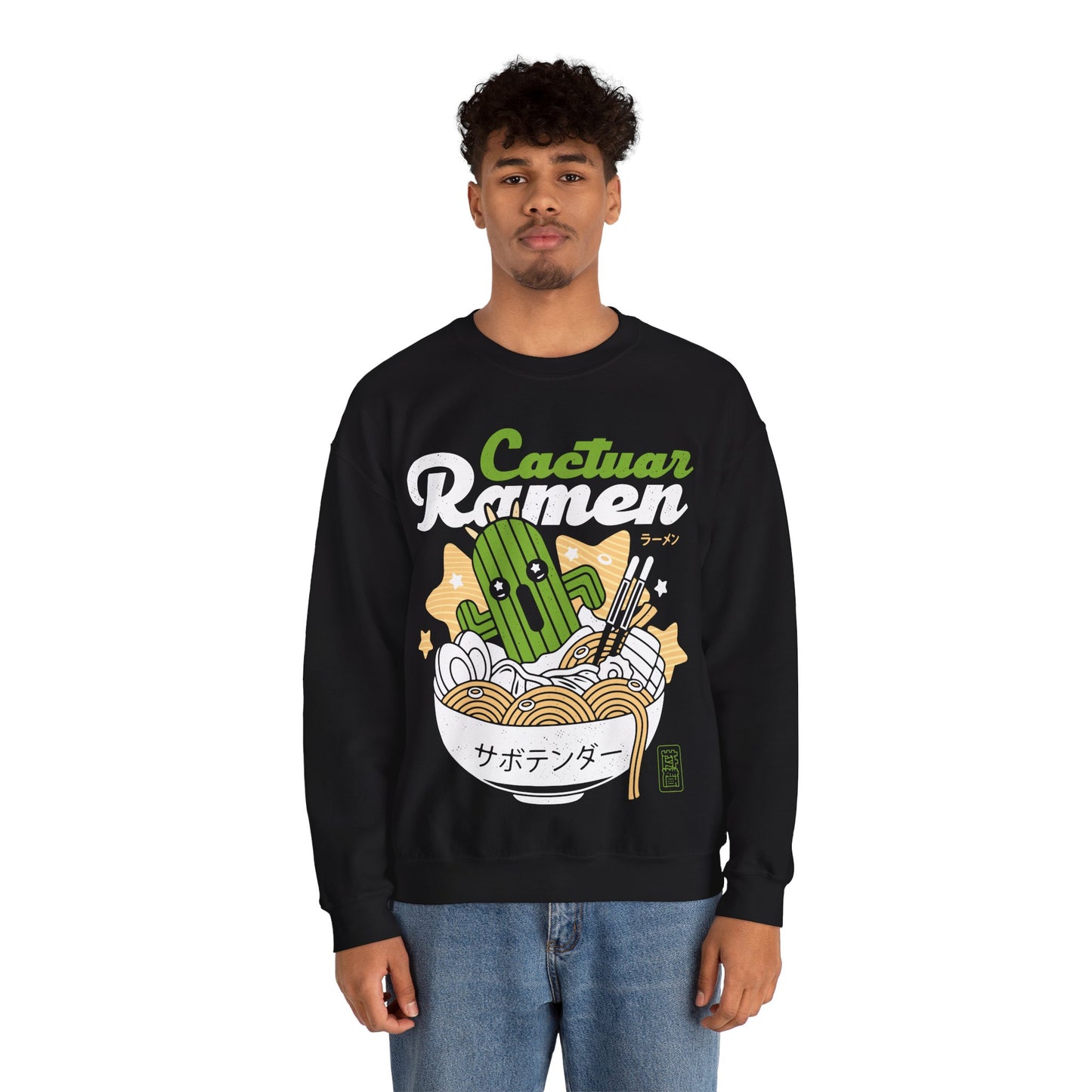 Cactuar Ramen Aesthetic Unisex Crewneck Sweatshirt