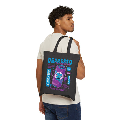 Depresso Energy Drink Canvas Tote Bag