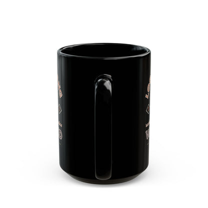 The Eufaula Desert Bandit Black Mug