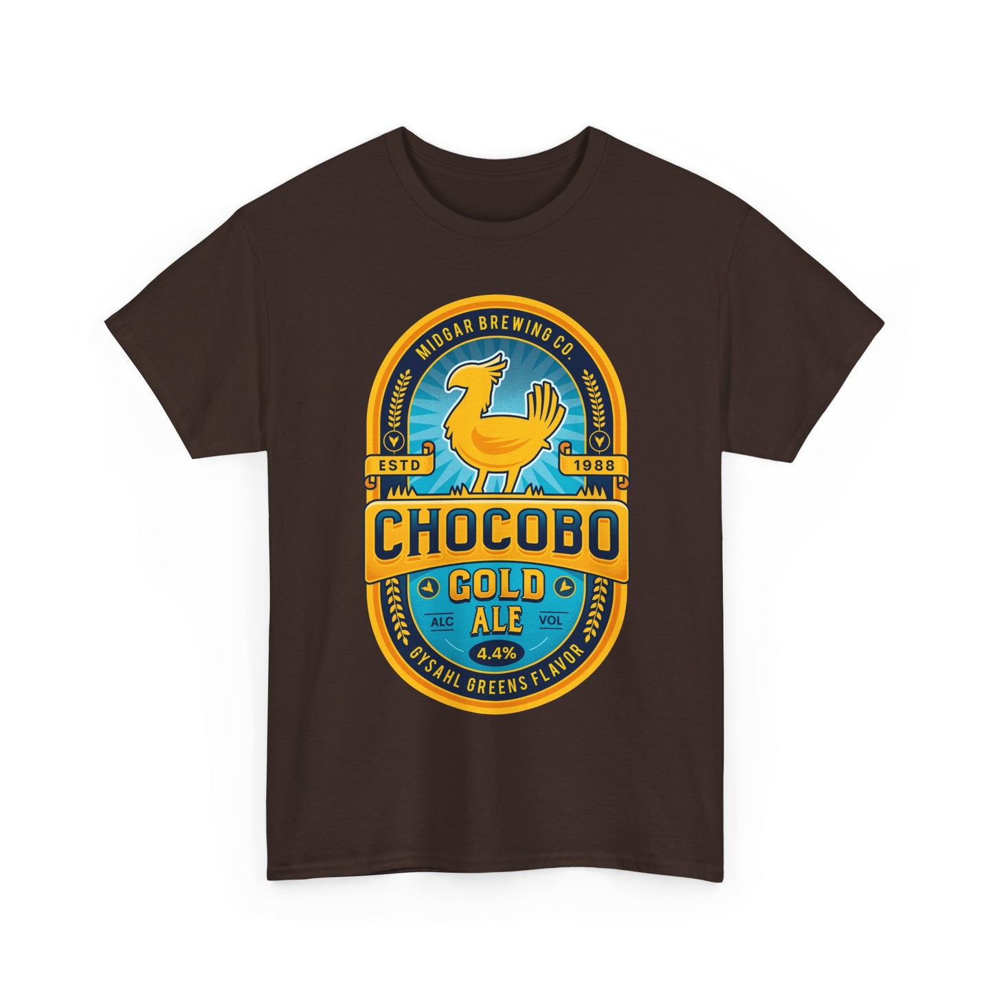 Chocobo Gold Beer Emblem Unisex T-Shirt