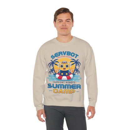 Servbot Summer Camp Vintage Crewneck Sweatshirt